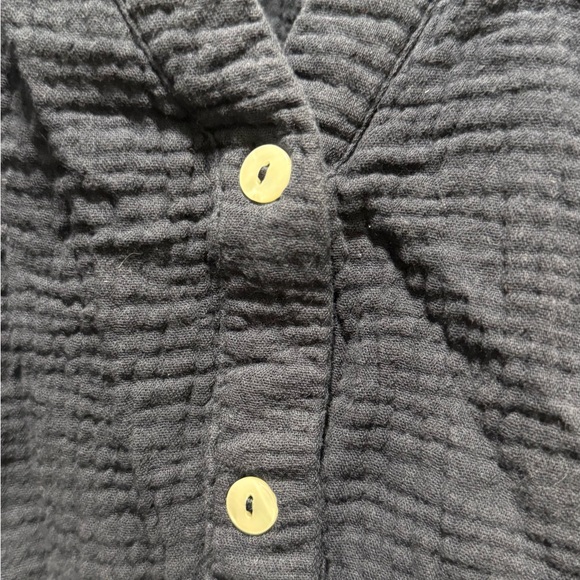 Joie Navy Textured Blouse - Picture 4 of 5